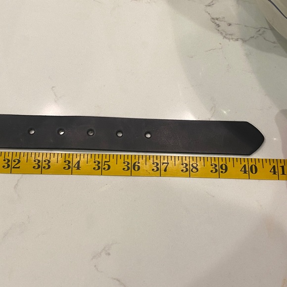 GAP Black Leather Belt - Picture 6 of 6